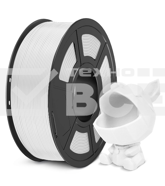 Филамент NVPRINT PLA Meta White для 3D печати диаметр 1.75мм  длина 330 метров  масса 1 кг