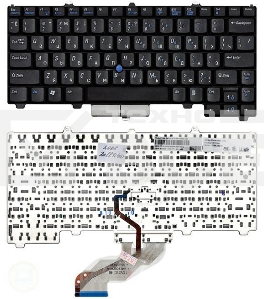 Клавиатура для ноутбука Dell Latitude D410 J5818 черная