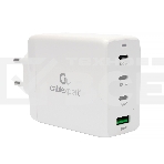 Зарядное устройство Cablexpert MP3A-PC-66 100Вт GaN, 5A, QC5.0/PD, 3xType-C, 1xUSB, белый, коробка, фото6