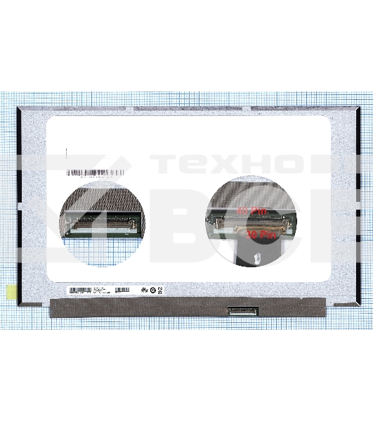 Матрица B156HAN02.1 40pin 0.5mm