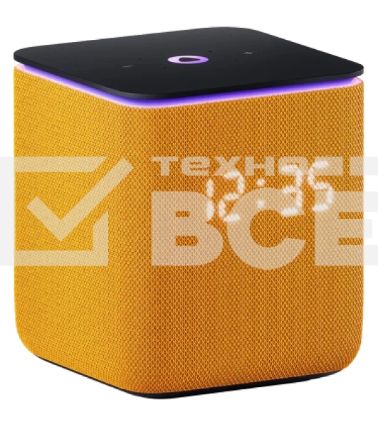 Умная колонка Яндекс Станция Миди, ZigBee, 24Вт, с голосовым ассистентом Алиса на YaGPT, оранжевый