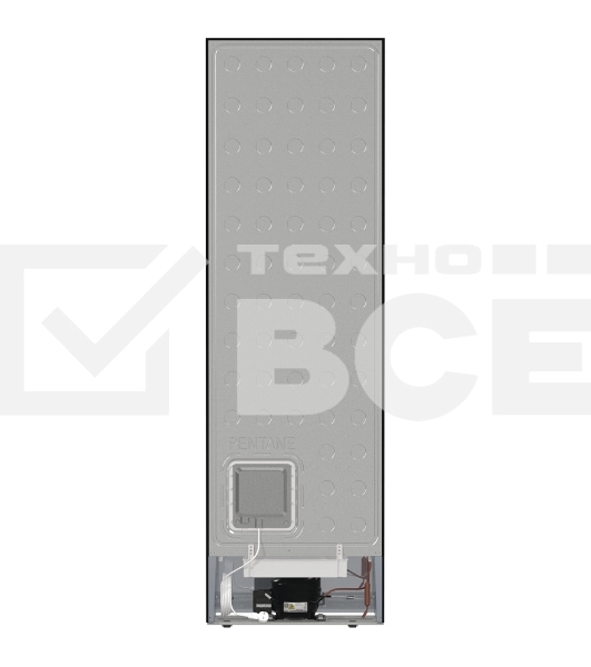 Холодильник Gorenje NRK6202EBXL4 черный матовый двухкамерный 235/96л морозилка снизу, No Frost