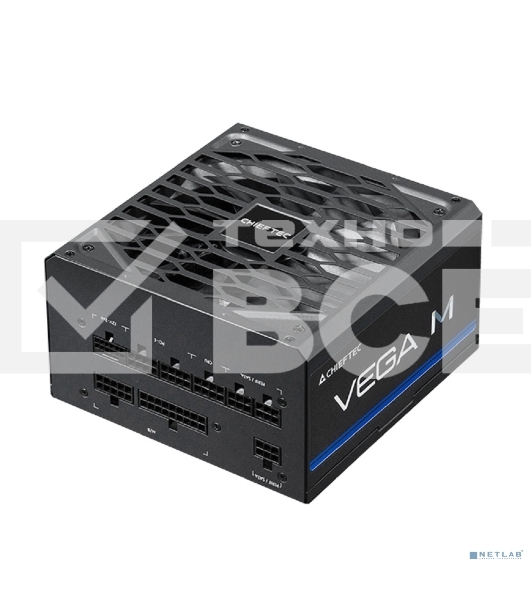 Блок питания Chieftec Vega M PPG-850-C (ATX 3.1, 850W, 80 PLUS GOLD, Active PFC, 135мм fan, Gen5 PCIe, Full Cable Management) Retail