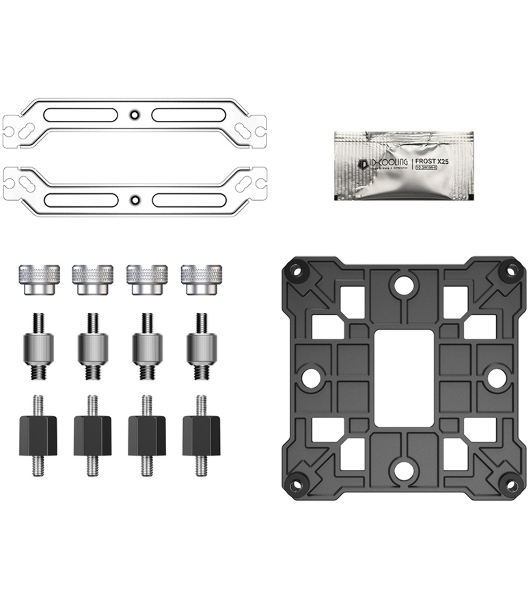 Кулер для процессора ID-COOLING SE-214-XT V2 LGA1851/1700/1200/115X/AM5/AM4 (16шт/кор, TDP 200W, PWM, 4 тепл.трубки прямого контакта, FAN 120мм, Random Spectrum Lighting) RET
