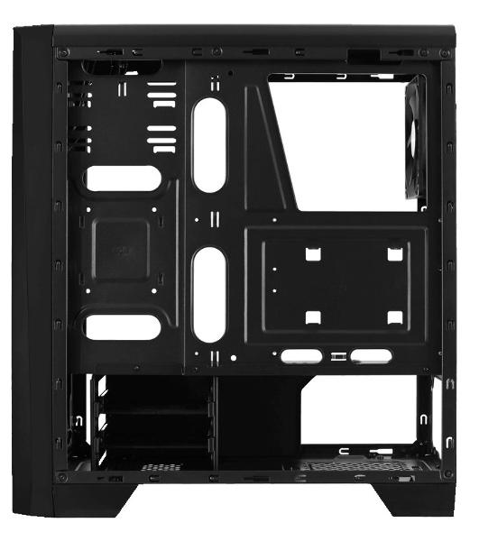 Компьютерный корпус Aerocool/Formula PGS-V Cylon , ATX, без БП, RGB подсветка, окно, картридер, 1x USB 3.0 + 2x USB 2.0, 1х12см вентилятор в комплекте