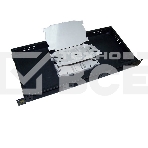 Кросс оптический LANMASTER настенный, металлический, на 8 SC адаптеров, фото 1