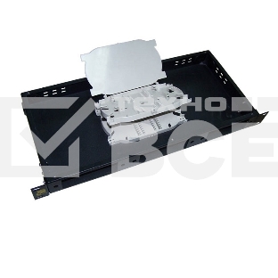 Кросс оптический LANMASTER настенный, металлический, на 8 SC адаптеров