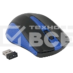 Мышь беспроводная Oklick 485MW черный/синий, 1200 dpi, радиоканал, USB, кнопки - 3, фото8