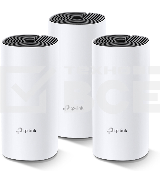 Бесшовный Mesh роутер TP-Link Deco M4 (DECO M4(3-PACK)) AC1200 10/100/1000BASE-TX (упак.:3шт)