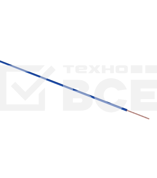 Провод ПГВА Rexant 1х1.50 мм², синий, бухта 100 м
