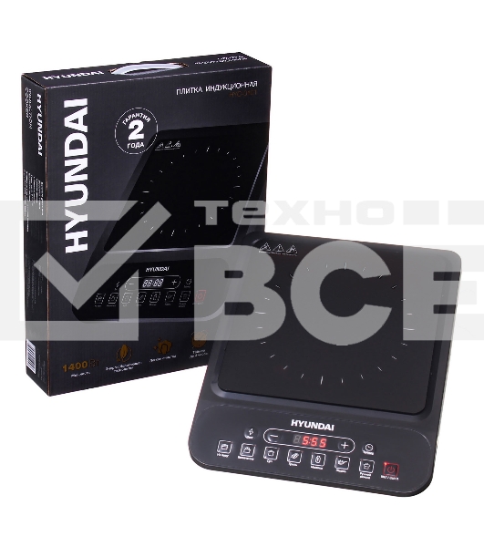 Электрическая плитка Hyundai HYC-0101 черный эмаль  (настольная)