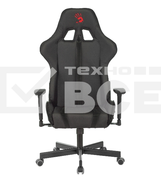 Кресло игровое A4Tech Bloody GC-600, черный, эко.кожа, крестовина металл