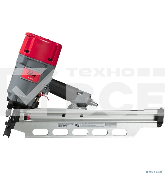 Пистолет гвоздезабивной FUBAG N90R [100256] длина гвоздя 50-90мм 2.8х3.8 50шт рег. длины забития