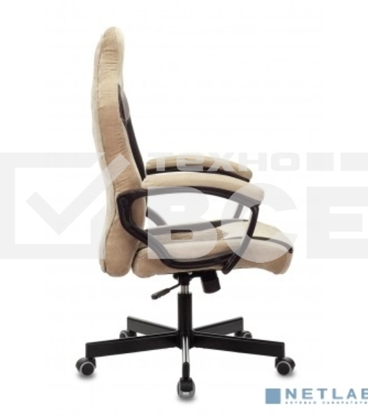 Кресло игровое Бюрократ VIKING 6 KNIGHT BR FABRIC коричневый, крестовина металл/пластик