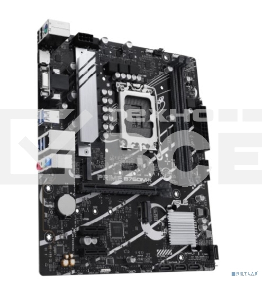 Материнская плата ASUS PRIME B760M-K, LGA 1700, Intel B760, 2xDDR5, 4xSATA, 2xM.2, 1xPCIe 4.0 x16, 2xPCIe x1, 1xHDMI, 1xVGA, 1x 2.5Gb LAN, 2xUSB-A 3.2 Gen 1, 2xUSB-A 2.0, 3x3.5 мм, 7.1, mATX