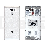 Задняя крышка для Xiaomi Redmi 4 серебро, фото 1