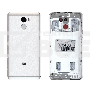 Задняя крышка для Xiaomi Redmi 4 серебро