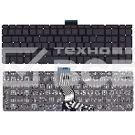 Клавиатура для ноутбука HP Pavilion 15-ab 15-ab000 15z-ab100 черная с красной подсветкой, фото3