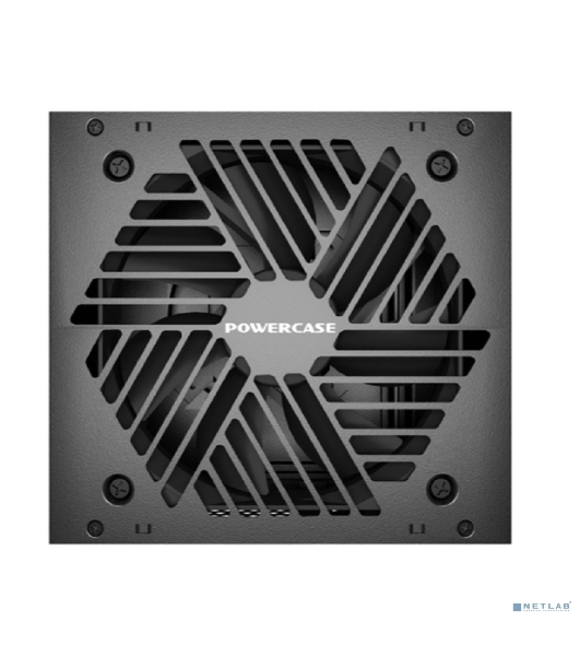 Блок питания Powercase PW500 (80 Plus, ATX 2.31, 500W, APFC, DC-DC, 120мм Fan) / PS-500W-DC