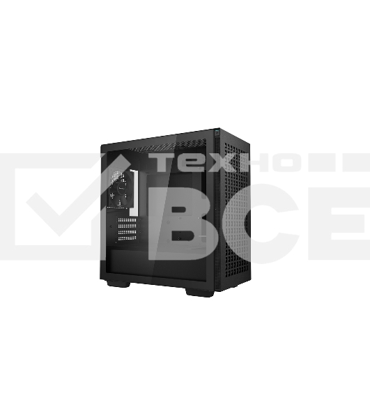 Компьютерный корпус Deepcool CH370 черный без БП mATX 1x120mm 1xUSB2.0 1xUSB3.0 audio bott PSU