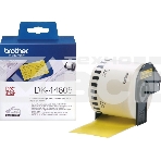 Адресные наклейки Brother DK44605 62 мм, 30.48 м, черный шрифт, желтый фон, для BROTHER QL-5X0, QL-7X00, QL-8X0, QL-10X0, QL-1X10, фото 1