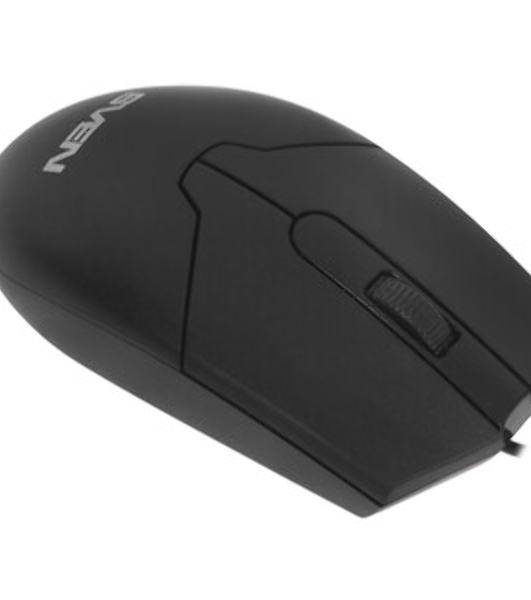 Мышь проводная SVEN RX-30 черный, 1000 dpi, USB, кнопки - 3