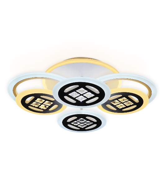 Светильник Ambrella light FA2951/6 WH белый 4200K/3000K+6400K/6400K+3000K 125W 550*405*150 (ПДУ ИК)