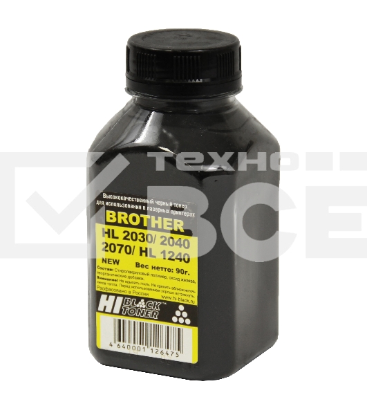 Тонер Hi-Black для Brother HL 2030/40/70/HL 1240 90 г new , банка