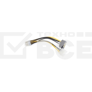 Разветвитель питания Cablexpert CC-PSU-82, Molex+SATA->PCI-Express 8pin, для подключения в/к PCI-Е (8pin) к б/п ATX