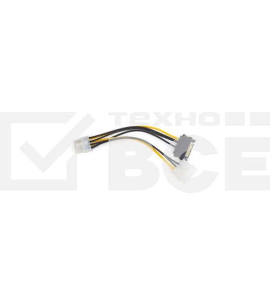 Разветвитель питания Cablexpert CC-PSU-82, Molex+SATA->PCI-Express 8pin, для подключения в/к PCI-Е (8pin) к б/п ATX