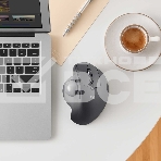 Трекбол беспроводной Logitech MX Ergo графитовый, 2048 dpi, радиоканал, Bluetooth, USB, кнопки - 8, фото6