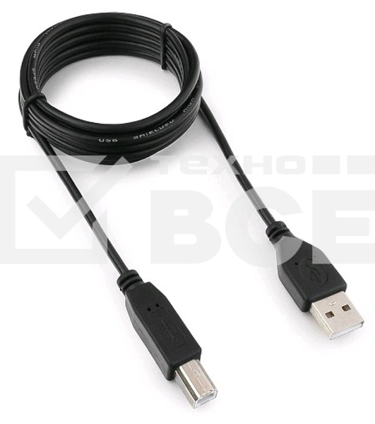Кабель Гарнизон Кабель USB 2.0, AM/BM, 1.8м, пакет (GCC-USB2-AMBM-1.8M)