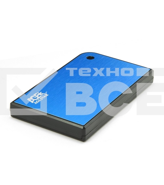 Внешний корпус для HDD/SSD AgeStar 3UB2A14 SATA II пластик/алюминий синий 2.5