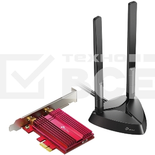 Адаптер TP-Link Wi-Fi 11AX 3000Mbps dual-band PCI-E adapter, two external Antennas
