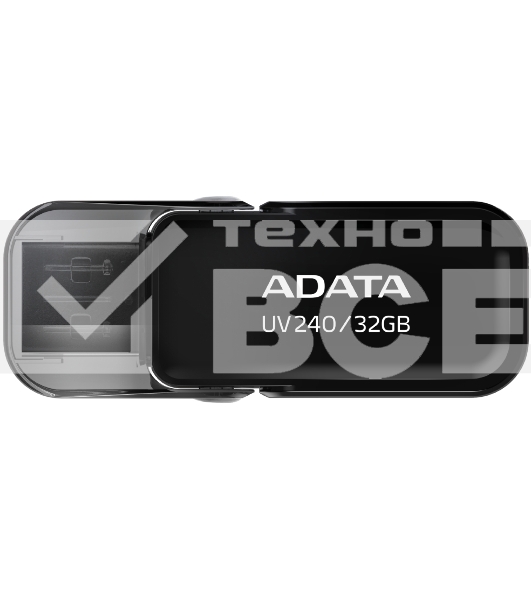 Флеш диск 32GB ADATA UV240, USB 2.0, Черный