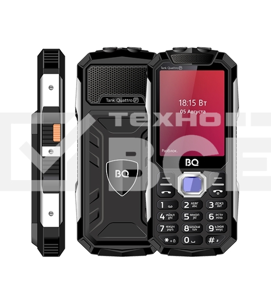 Мобильный телефон BQ 2817 Tank Quattro Power черный