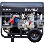 Электрогенератор дизельный Hyundai DHY 8000LE-3, 6.5 кВт, 79 дБ, 111 кг, фото 1