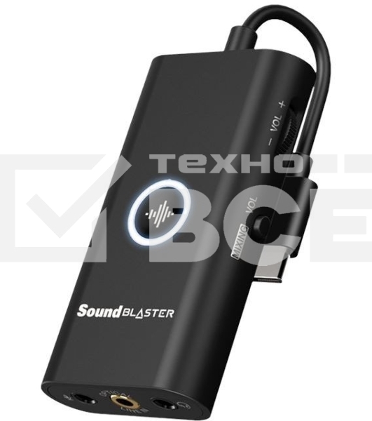 Звуковая карта Creative USB Sound Blaster G3 (BlasterX Acoustic Engine Pro) 7.1 Ret