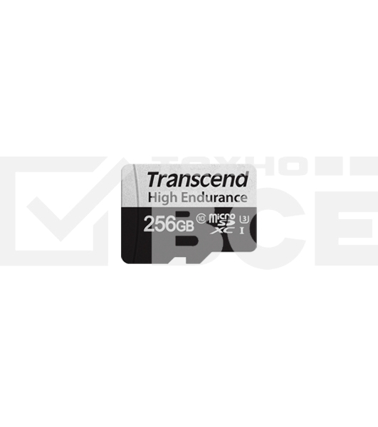 Карта памяти Transcend 256GB microSD w/ adapter U1, High Endurance R95/W45 MB/s