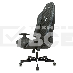 Кресло игровое Knight Neon черный соты эко.кожа с подголов. крестовина металл, фото8