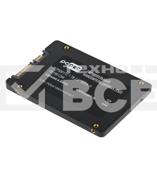 Накопитель SSD PC PET PCPS001T2, 1TB, SATA-III, 2.5