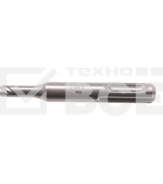 Бур по бетону, двойная спираль, Cobalt W-tip, 6x210 мм, SDS PLUS Denzel
