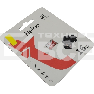 Флеш карта microSDHC 16Gb Netac P500 ECO (50/95 Mb/s, no adapter) (NT02P500ECO-016G-S)