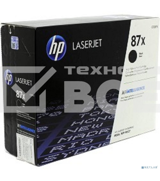 Тонер Картридж HP 87X CF287X черный для HP LJ Ent M506/M527 (18000стр.)