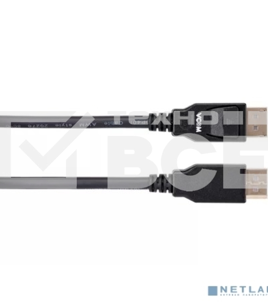 Кабель соединительный DisplayPort v2.1 40Gbps, 8K@60Hz, 1 м, медь, VCOM CG651-1.5