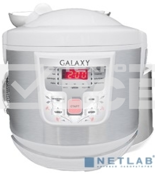 Мультиварка Galaxy GL 2641, белый, объем 5 л, 900 Вт, 11 программ