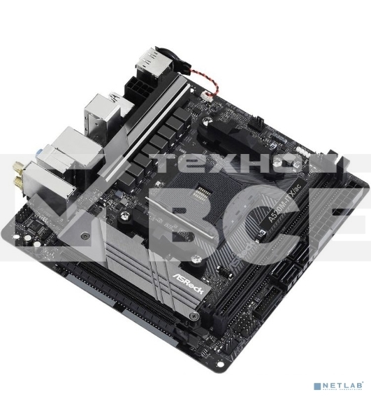 Материнская плата ASRock A520M-ITX/AC, AM4, AMD A520, 2xDDR4, 4xSATA, 1xM.2 PCIe, 1xPCIe 3.0 x16, 1xHDMI, 1xDP, 1x1Gb LAN, Wi-Fi, Bluetooth, 2xUSB-A 2.0, 3xUSB-A 3.2 Gen 1, 1xUSB-C 3.1, 3x3.5 мм, 7.1, Mini-ITX