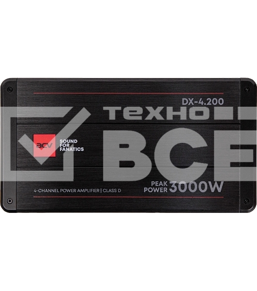 Усилитель автомобильный ACV DX-4.200 V3 четырехканальный