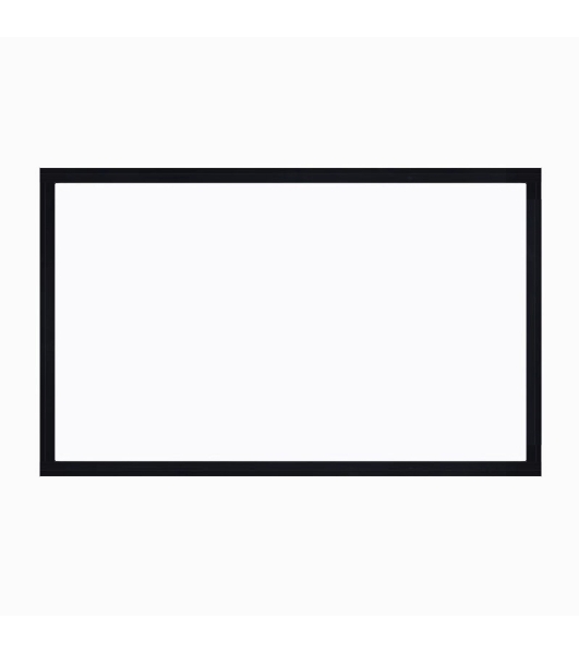 Экран для проектора S'OK SCFRV-266x150 120' 16:9 на бархатной раме, PS White, черная рама