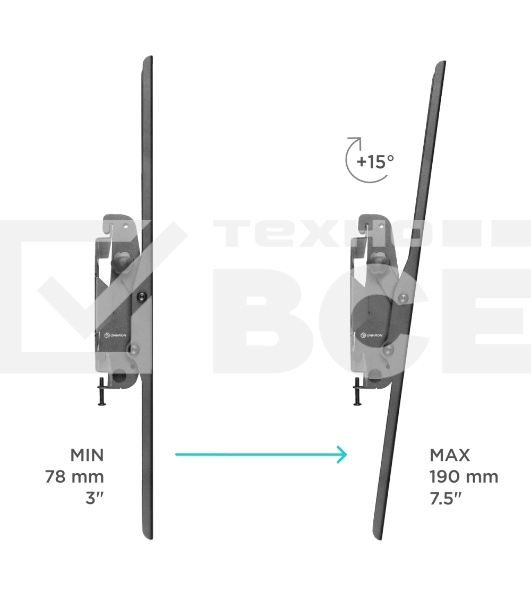 Кронштейн ONKRON UT4 для телевизора 55